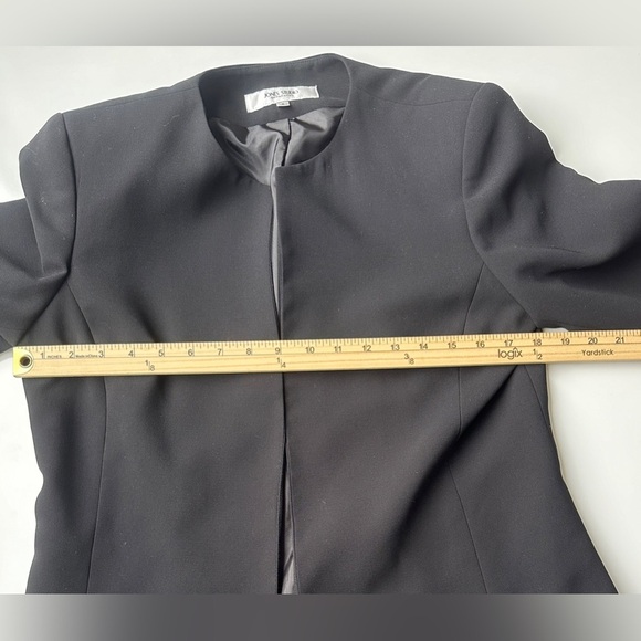 Jones Studio Separates Black Sleek Sophisticated Open Blazer Jacket Women’s 8 - Picture 4 of 6